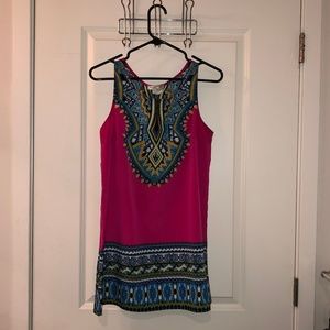 Pink/Magenta tunic dress